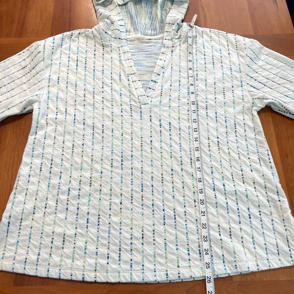 Isaac Mizrahi Live! Novelty Knit Relaxed Fit 3/4-Sleeve Pullover - Picture 12 of 14